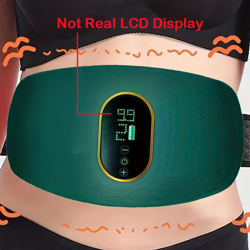 Abdominal massager with fat reduction vibration massage fitness equipment home abdominal massager USB charging 240914