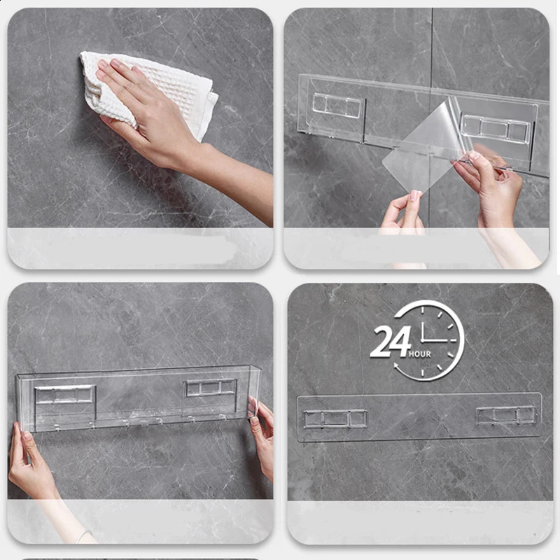 Kids Bookshelf Wall Mounted Clear Floating Bookshelf Book Display Vinyl Display Record HolderMagazine RackPicture Ledge Shelf 240907