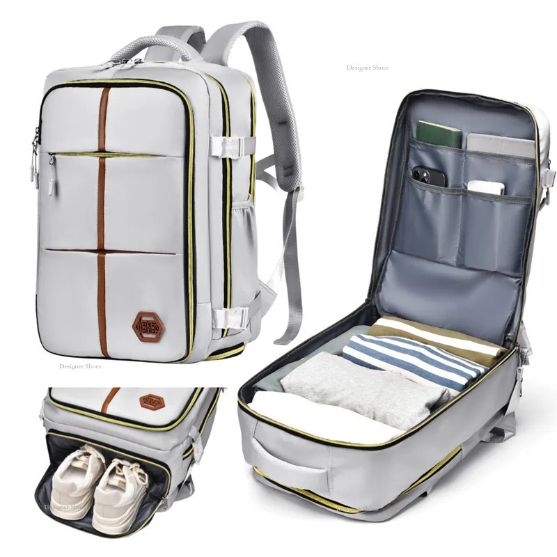 Travel Backpack, Multifunctional Airline-Approved Laptop Schoolbag, Outdoor Sports Daypack With Shoes Compartment Free Shipping