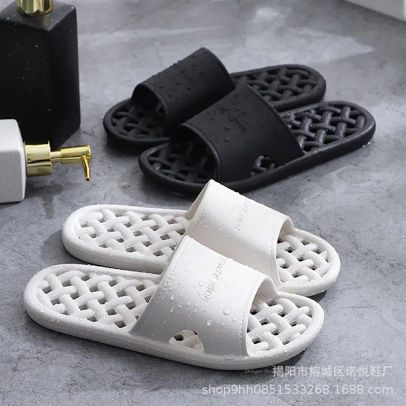 Style Non Japanese Slip Home Hotel Slippers, Women's Bathroom, Indoor Winter Shower, Water Leakage, Quick Drying Toilet Shoes pers,