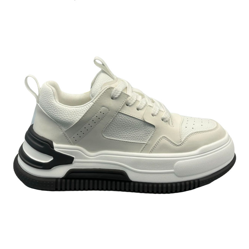Ddmybear Little White Men 24 New Soft Soled Height Increasing Breathable For Sports And Leisure Board Versatile Trendy Men's Shoes Chinese Brand 