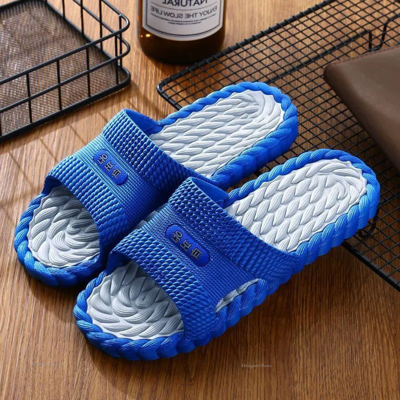 Odor Anti Slip Resistant Massage Sandals, Bathroom Couple Slippers, Plastic Home Shoes, Men's And Women's Slippers pers, pers