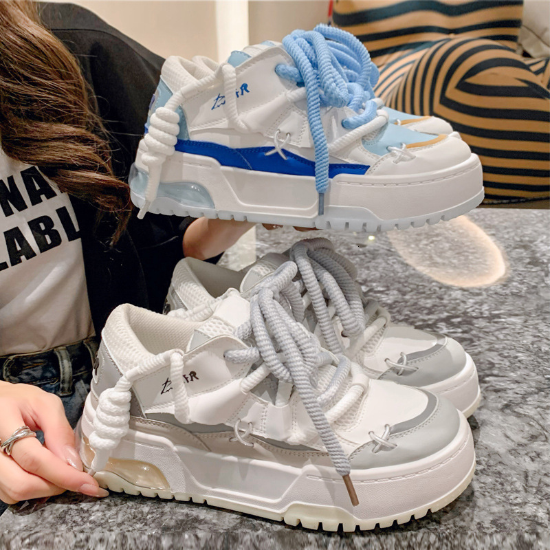 Wide Sole Chunky Sneakers Design Bread Women Platform Comfortable Fashion Sports Shoes Woman atillas De Mujer