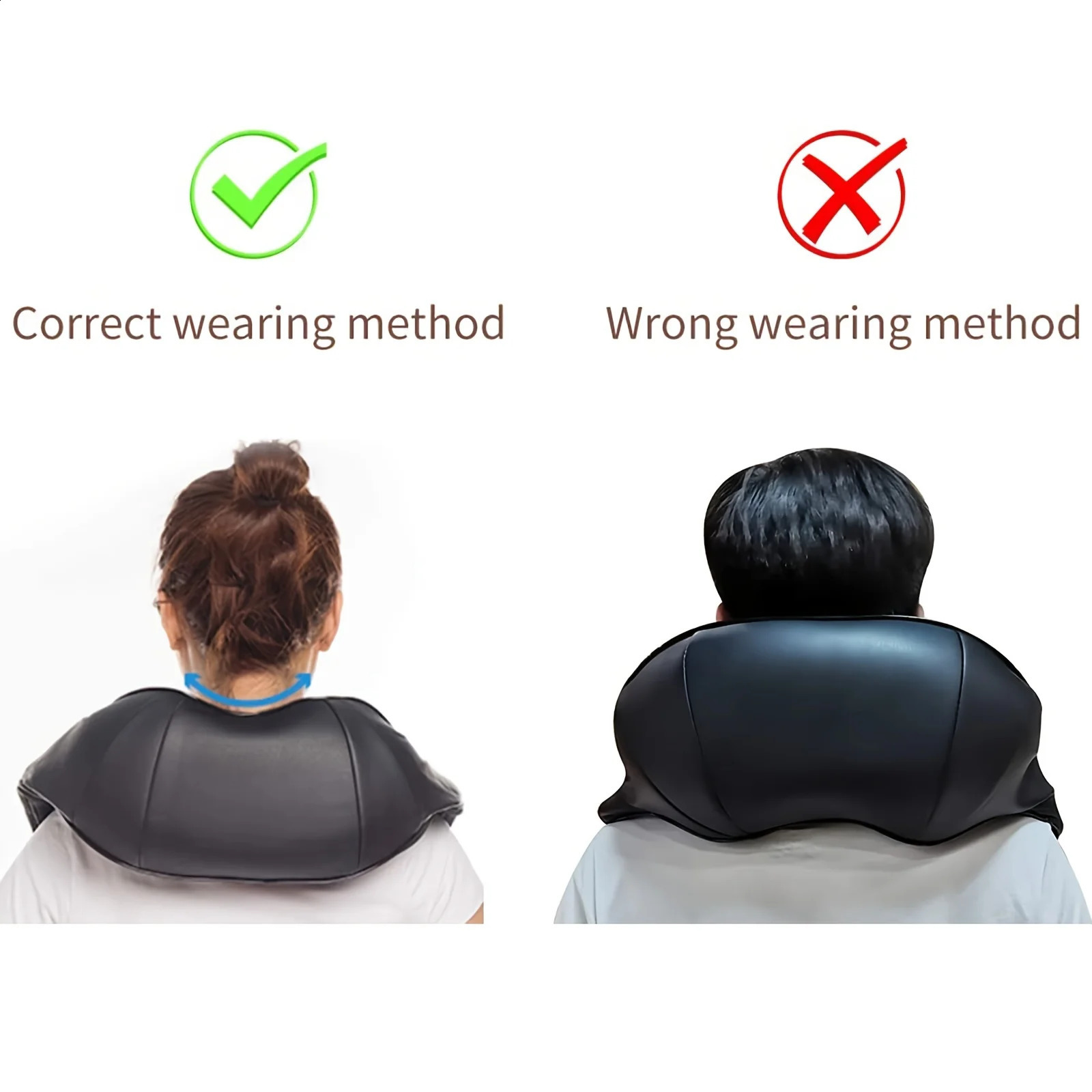 Electric shoulder massager tool vibration heating massage machine body trapezoidal muscle relaxation neck massager equipment 240914