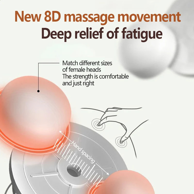 Massage Pillow Relaxation Electric Massage Shoulder and Neck Massager 240914