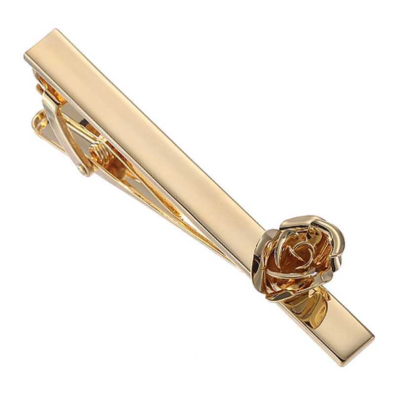 Classic mens and womens tie clip high-quality love rose anchor saxophone music clip business set accessories jewelry gift W240914