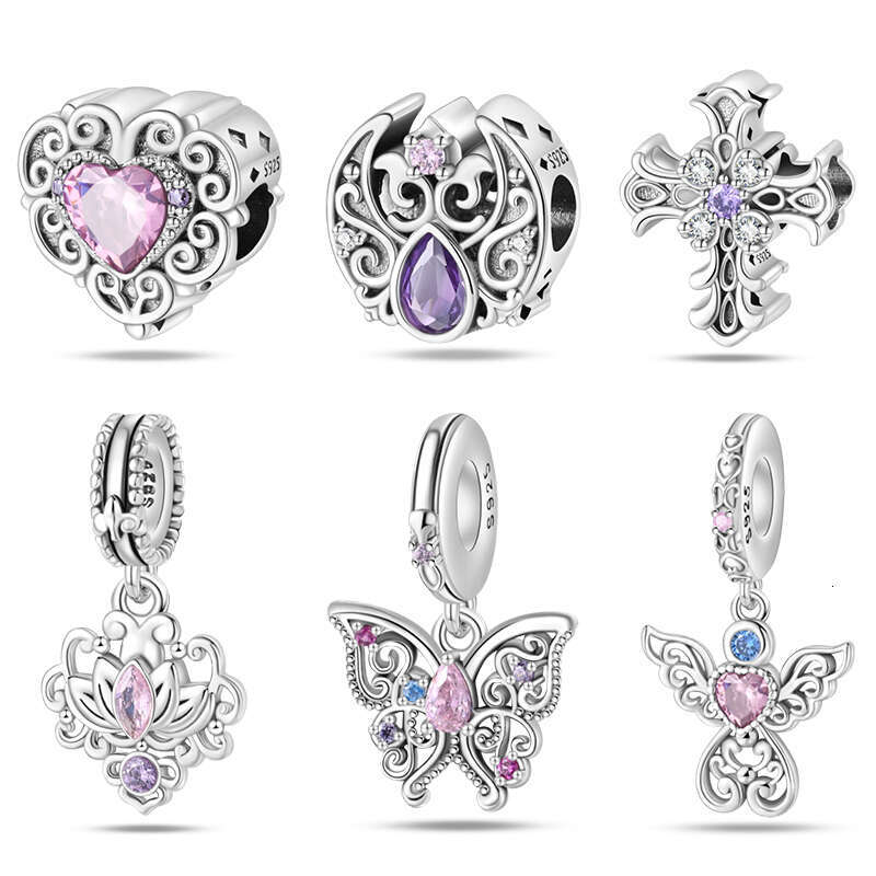 925 Sterling Silver Classic Retro Dignity Butterfly Charms Beads Fit Original Bracelets DIY Birthday Jewelry Gifts