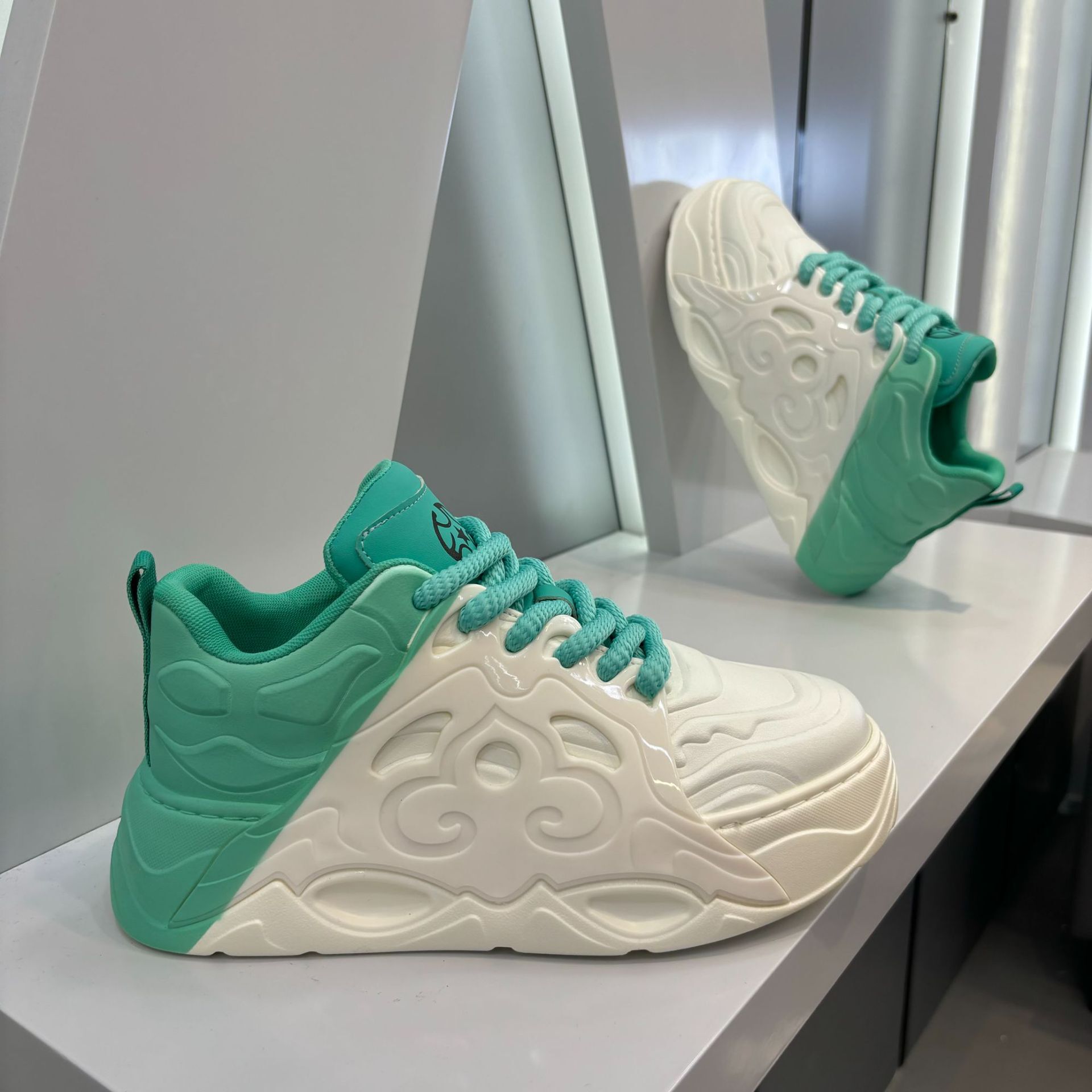 Ddmybear Fashionable Autumn Edition Dad Simple Splicing Thick Sole Height Increasing Fashion Trend Sports Versatile Casual Shoes Chinese Brand Shoes F