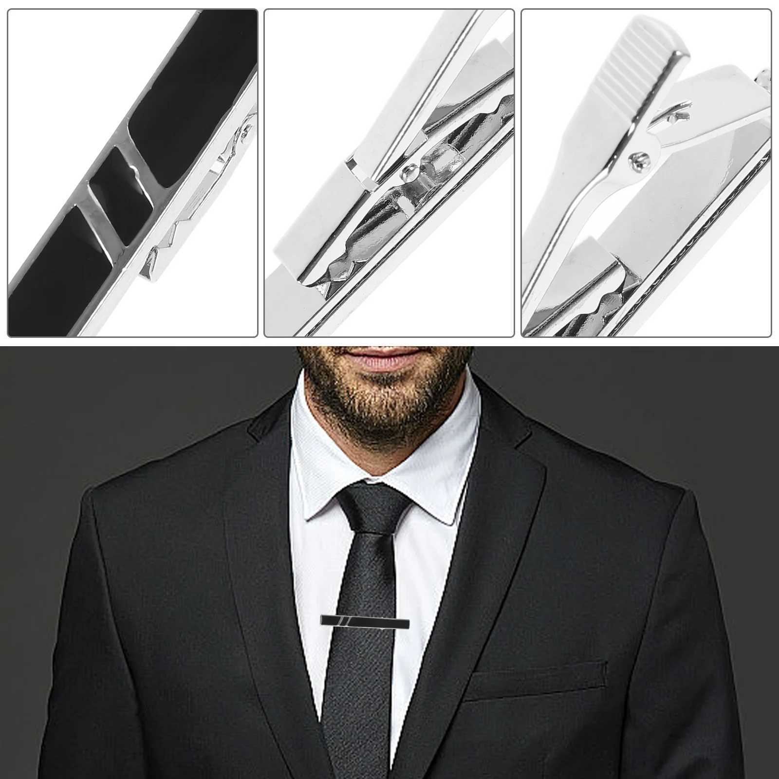 Alloy Tie Clip Bracket Mens Accessories Jewelry Zinc Birthday Gift Husband W240914