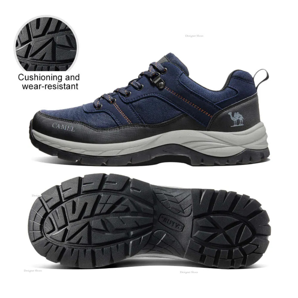 Hiking Waterproof Outdoor Male Sneakers Non-Slip Tactical Trekking Low-Top Shoes For Men 2023 Summer