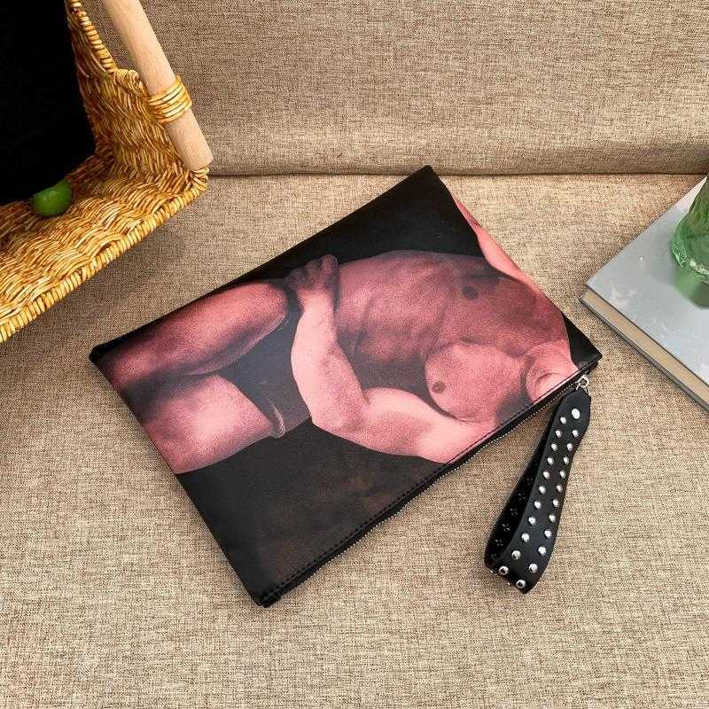 CMM Gothic Bag Female Item Niche Parody Halloween Small Square Bag Hundred Hands Holding Envelope Bag