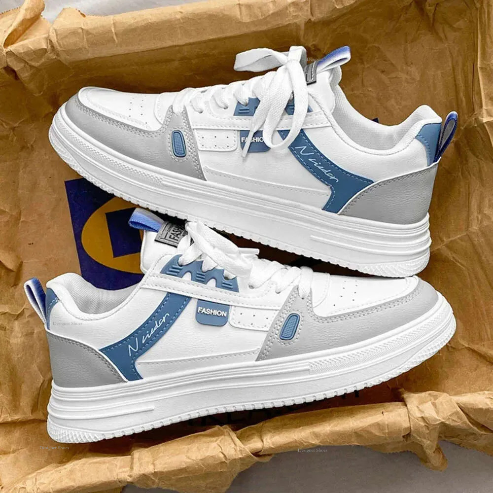 Skateboarding For Men Running Breathable Sports Board White Shoes Sneakers Comfortable Athletic Training Footwear Platform
