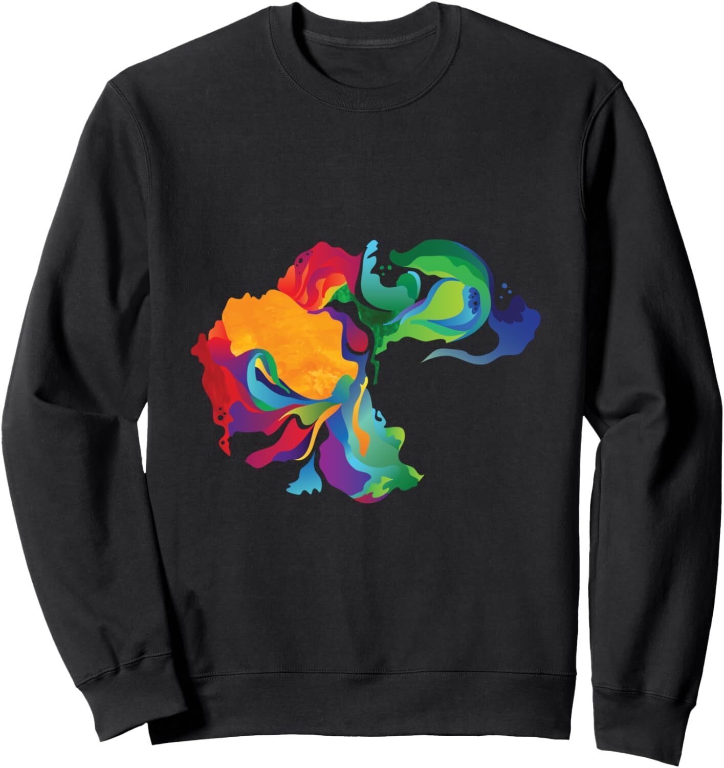 Long Sleeve Shirts for Men sweatshirt Multi Color Art Colorful Festival Gift Sweatshirt Tee Streetwear Casual tops clothes cb