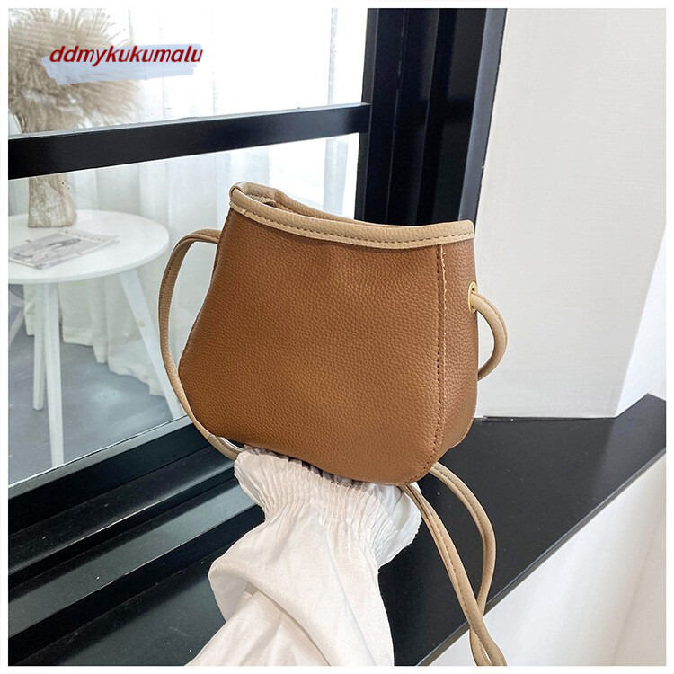 New high-end summer bucket for women 2024 Korean style versatile mother and child with casual texture shoulder bag H7.19#15 ddmykukumalu