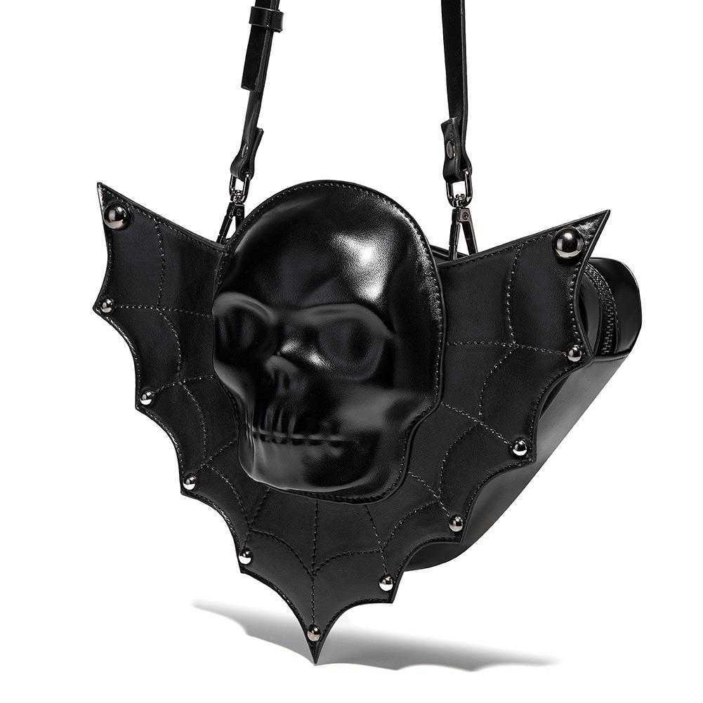 CMM Halloween Skull Punk Womens Shoulder Bag Gothic Dark Crowd Design
