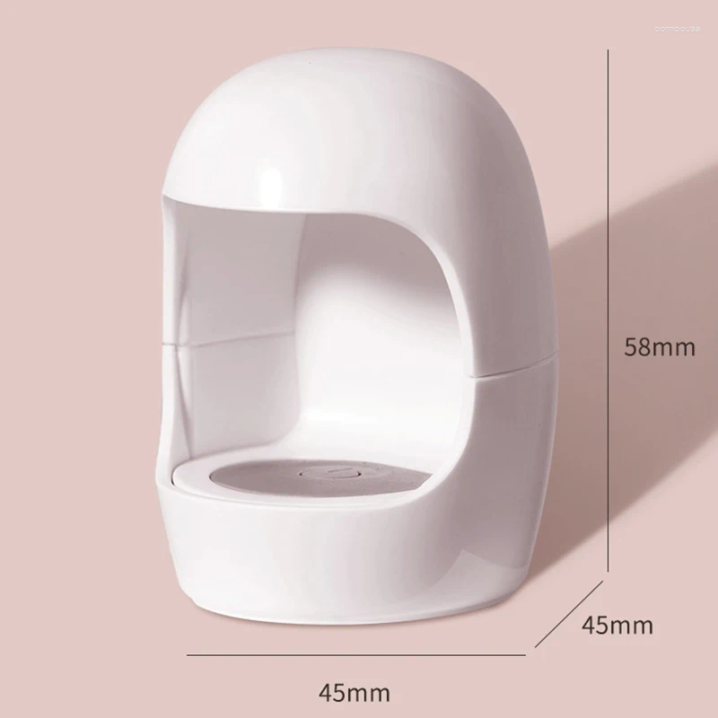 Nail Dryers 6W Egg Shape UV Lamp Dryer Mini Single Finger Potherapy hine Fast Drying Portable Varnish Cured Manicure Tools