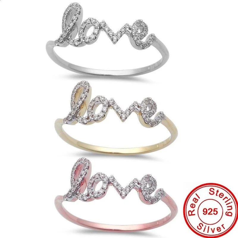 21 Styles Lovers Diamond Ring 100 Real 925 sterling silver Party Wedding band Rings for Women Bridal Promise Engagement Jewelry 240906
