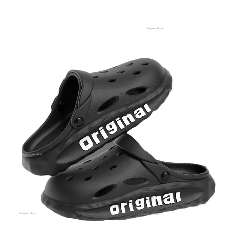 Men Wear Summer Anti Slip Home Shoes EVA Slippers For External Use, Feet Feeling Cool Slippers Hole Shoes pers pers