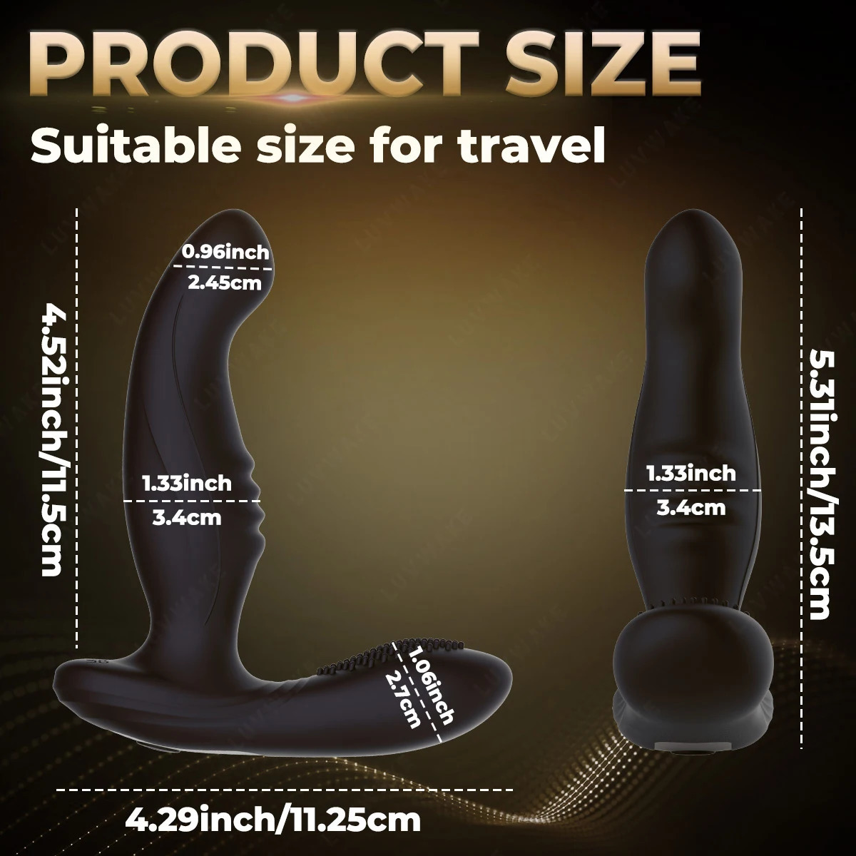 10 Wiggling Anal Plug Butt Prostate Massager Male Sex Toy 240914