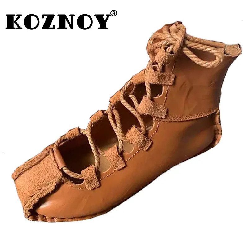 Women's Moccasins 2Cm Natural Genuine Leather Designer Summer Soft Flats Loafers Comfy Ladies Females Retro Fashion Shoes