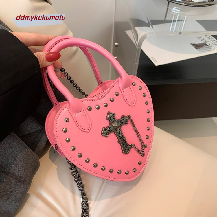 Sweet Cool 2023 New Fashion Love Handheld Chain Women's Gothic BagS Bag H7.22#28 kukumalu