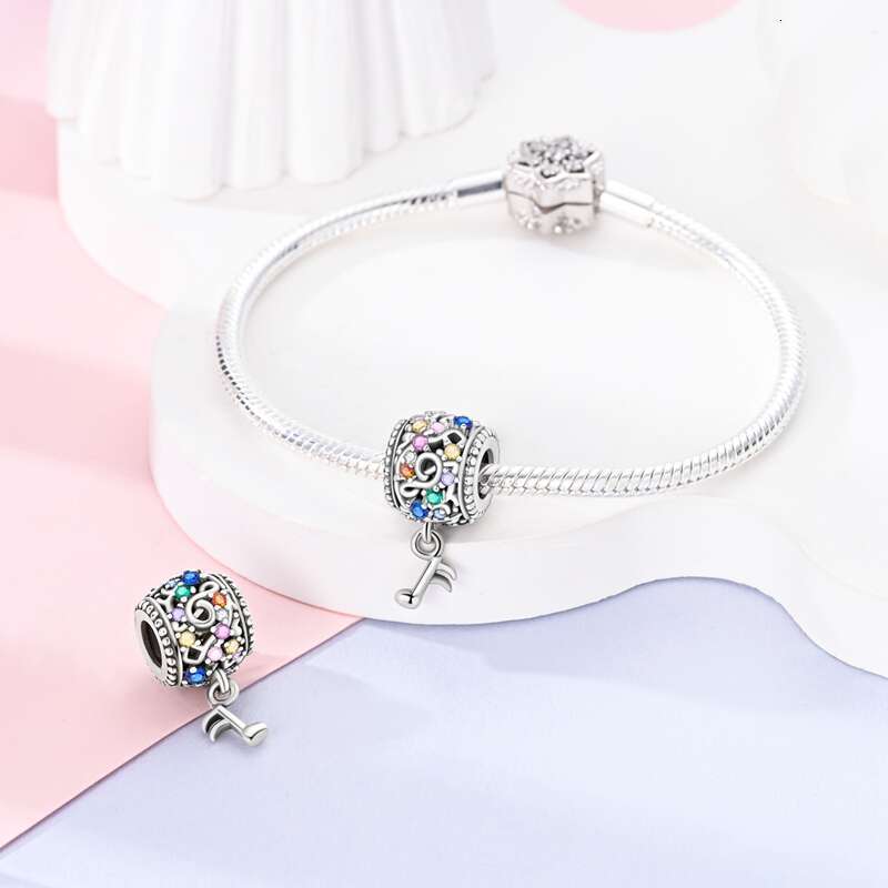 925 Sterling Silver Bunting Owl Ocean Beach Charms Beaded Pendant Fit Bracelets Fine DIY Jewelry Summer Gift