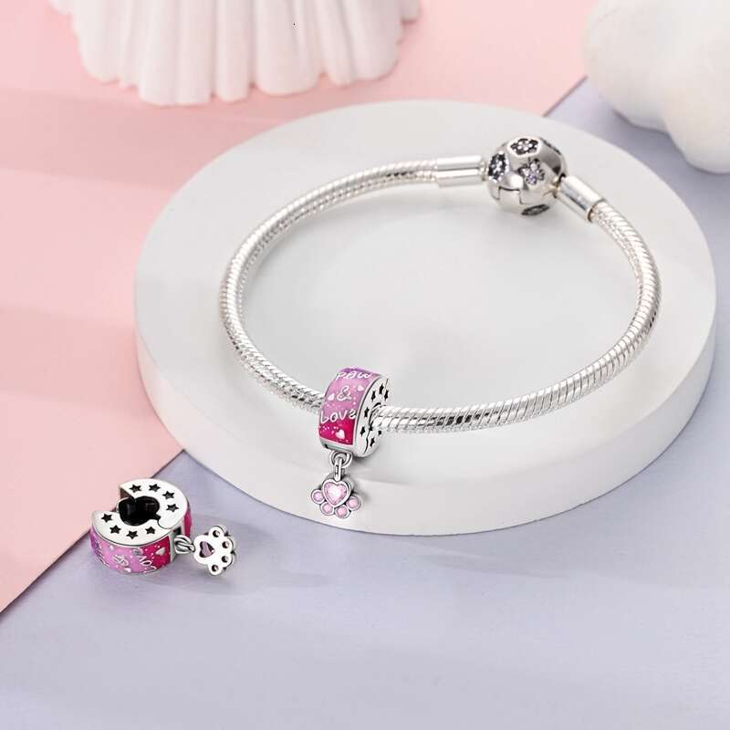 925 Sterling Silver Bunting Owl Ocean Beach Charms Beaded Pendant Fit Bracelets Fine DIY Jewelry Summer Gift