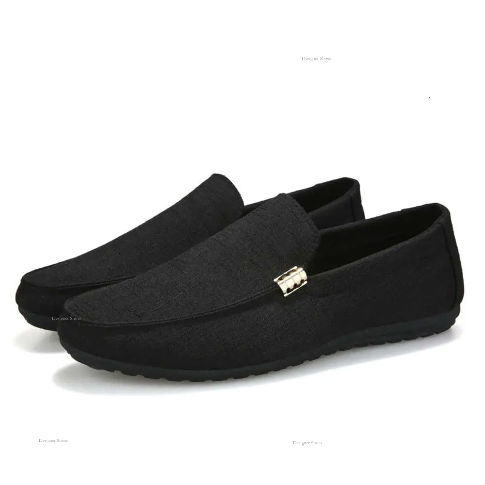 Loafers Casual Mens Leather Slip On Fashion For Male Dress Driving Shoes Formal Wedding Party Flats Plus Size mal
