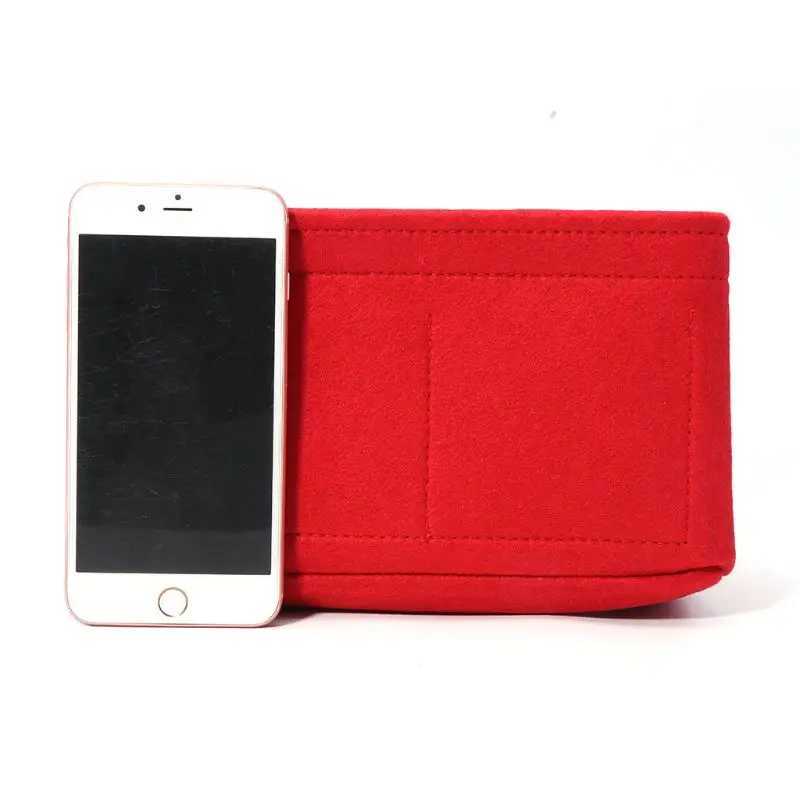 Premium Quality Felt Insert Bag Organizer Travel Inner Purse Portable Cosmetic Bags Storage Tote Makeup Handbag Z240914