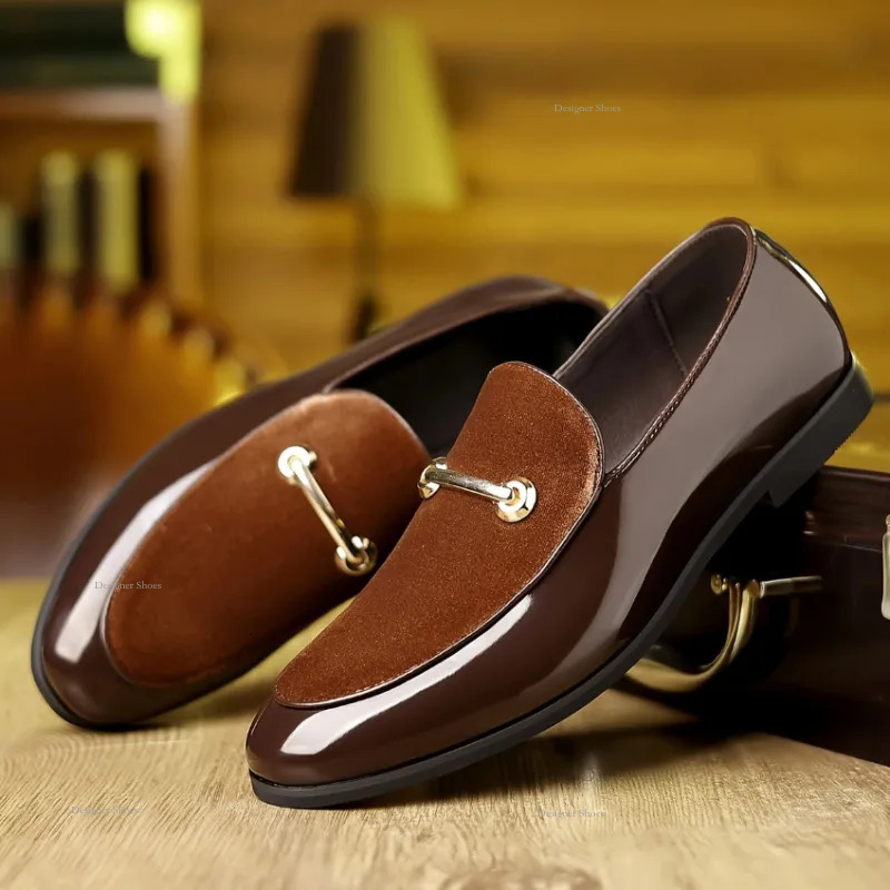 Leather Shoes Oversized For Men's Formal Wear Business Pointed Casual British Wedding Shoes Free Of Shipping mal