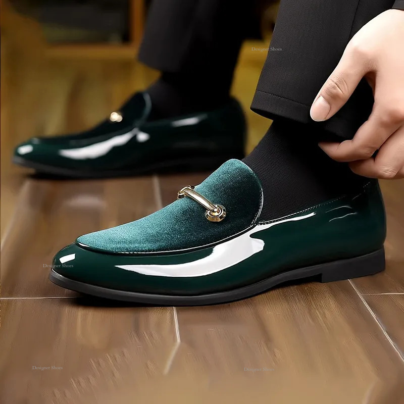 Leather Shoes Oversized For Men's Formal Wear Business Pointed Casual British Wedding Shoes Free Of Shipping mal