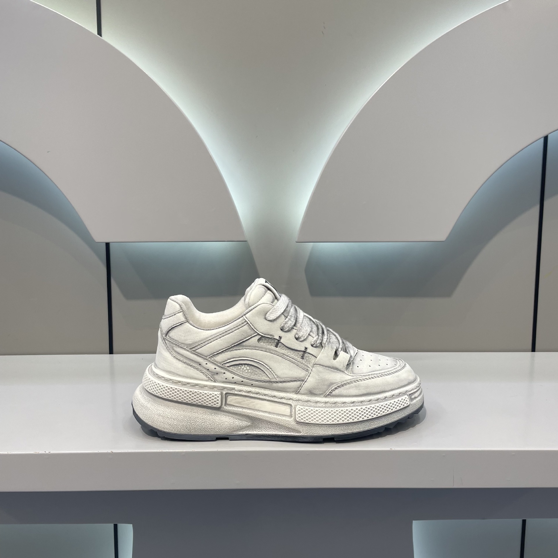 Ddmybear Men's Autumn Fashion Brand Sports Leisure Fashionable Versatile White Shoes, Height Increasing Comfortable Shoes For Men Chinese Brand S