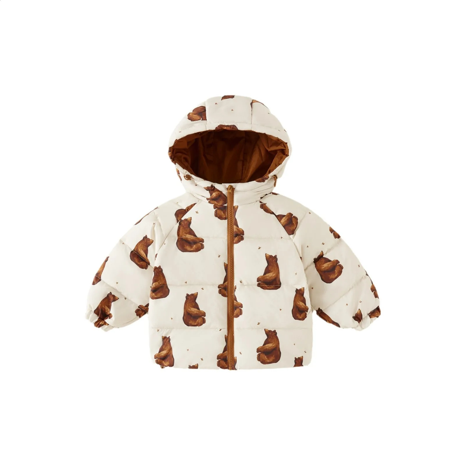 Winter Children Girl Down Jacket Cartoon Rabbbit Thicken Warm Baby Kid Zipper Snowsuits For Girls 16Y Infant Hooded Parka 240905