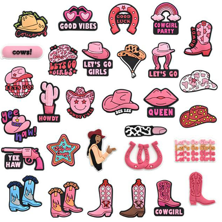 moq 100pcs shoe part accessories muti styles garden shoecharms buckle clog charms cow cartoon shoe decoration flowers