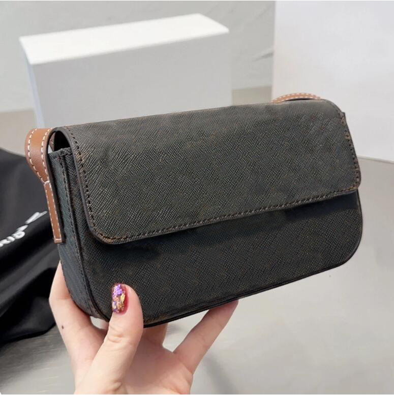 saddle bags triomphes shoulder leather purse crossbody tote bag designer C008