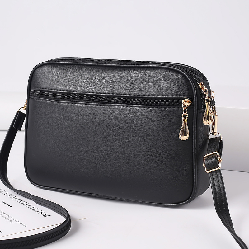 Trendy 2024 New PU Crossbody Versatile Women's One Shoulder Small Square Bag