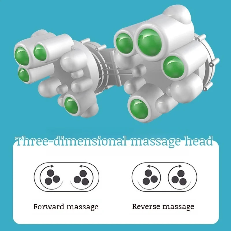 Electric Cervical Massage Pillow Tool Body Heating Kneading Massage Neck Tui Na Neck Back Neck Massager ForShoulder 240914