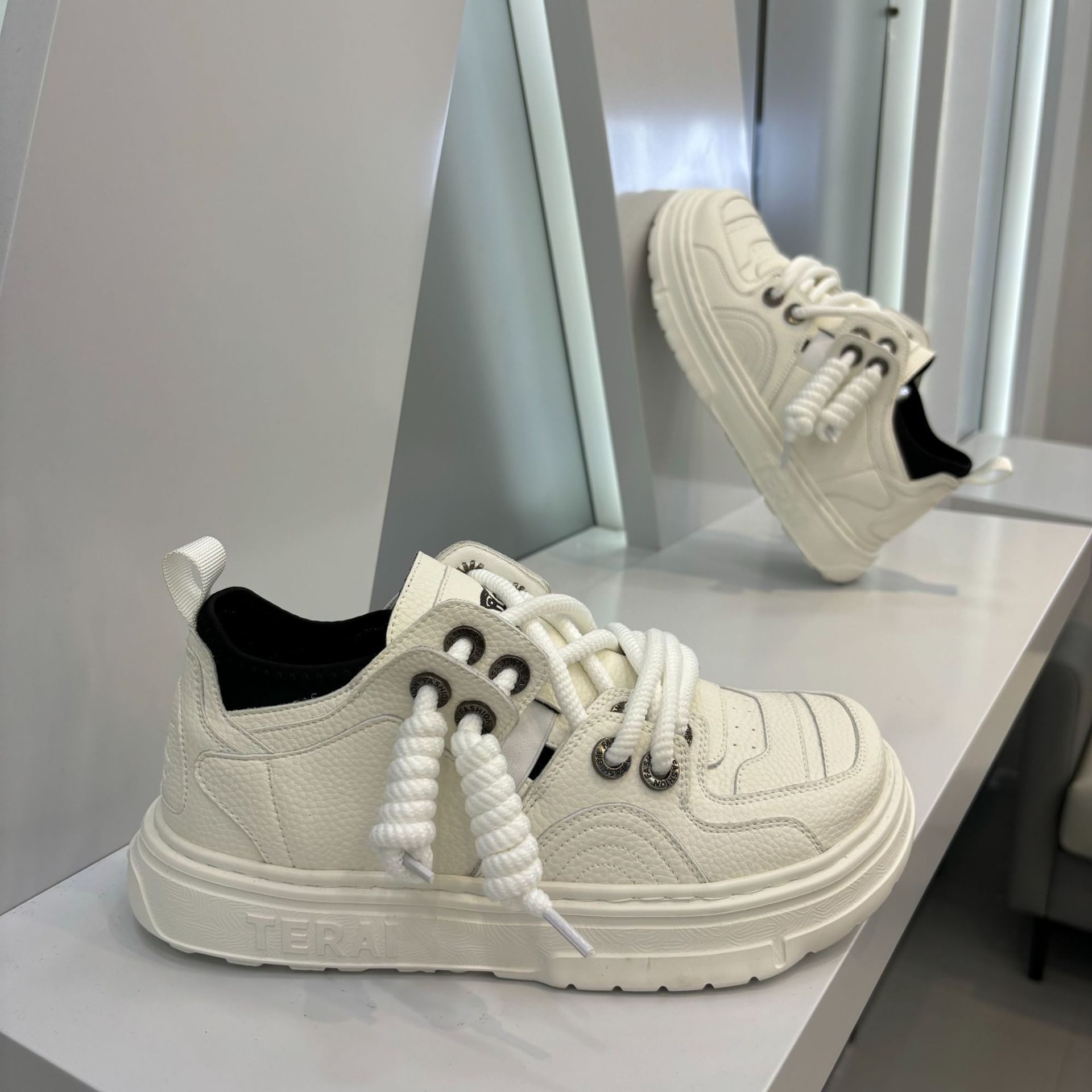 Ddmybear Big Men's Comfortable Breathable One Foot Casual Board Wide Footed Lazy Trendy Shoes, Square Toe Soft Sole, Ugly And Cute Shoes Chinese 