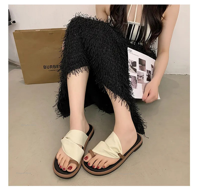 Fashion Slippers Gainew Women Outside Comfort Green White Black Couples Thick-Soled Non-Slip Slippers Eur36-40