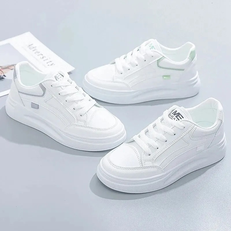 Fashion Women's Summer Thick Sole White Spring Autumn Breathable Platform Tennis Woman Runing Shoes Female Casual Sneaker