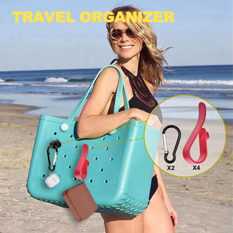 10Pcs Accessories Insert Pouch Zipper Inner Waterproof Travel Organizer For Bogg Bag Charms With Hoo 240909