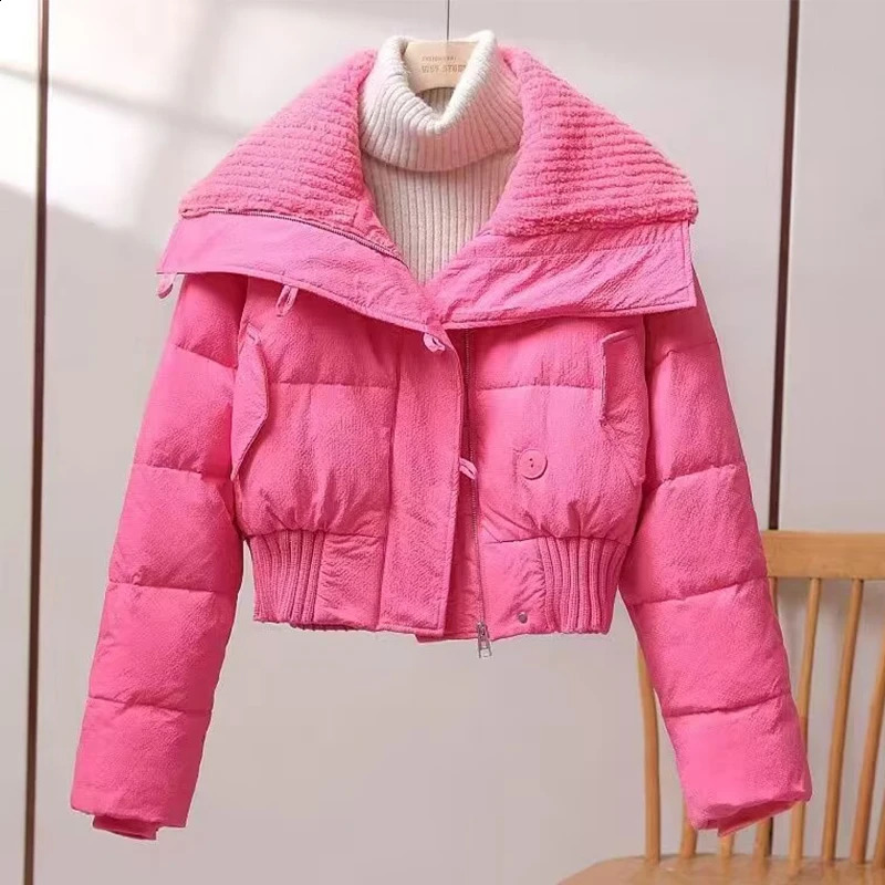 Fashion Coats Winter Jacket Women Short Parka Female Coat Office Lady Warm Down Jacket Casual Winter Coat Women 240914