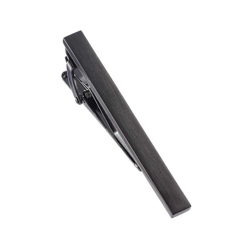 New copper material four-color metal smooth brushed tie clip fashionable mens wedding accessories tie pin jewelry wholesale W240914