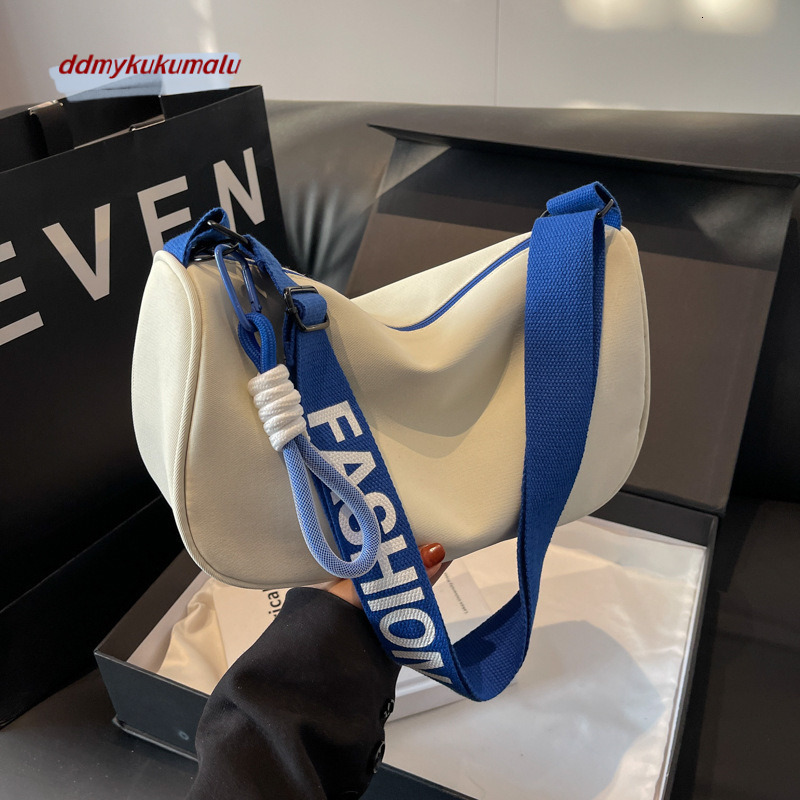 Waterproof Oxford cloth large capacity dumpling with crossbody for female niche new versatile casual sports style shoulder bag trend H7.16#13.9 ff023