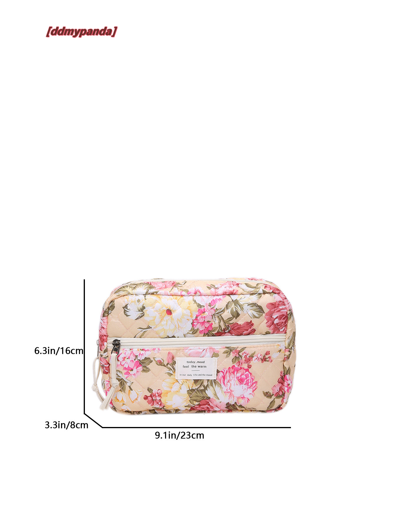 New floral makeup with large capacity and high-end cosmetics storage portable travel toiletry bag, hand-held bag #15 ddmypanda