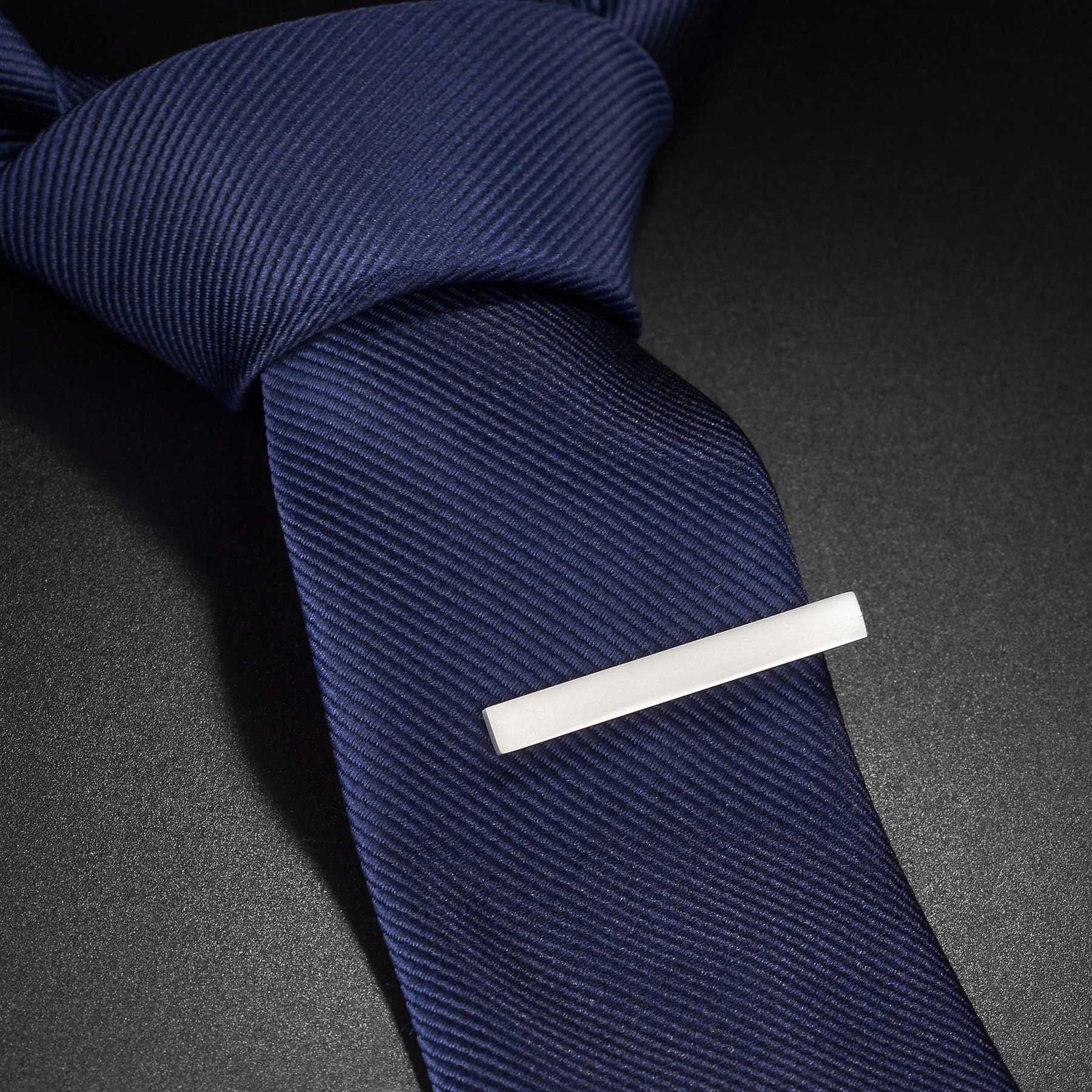 Multi style classic copper mens tie clip clip fashionable jewelry exquisite wedding tie strip silver and gold W240914