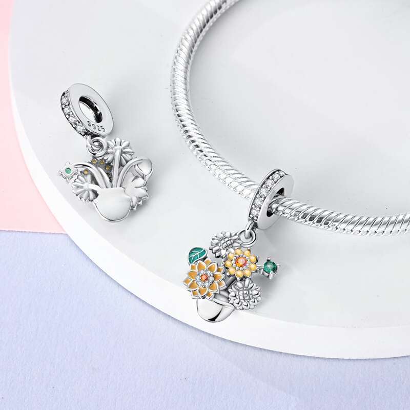 Fit Original Bracelets 925 Sterling Luminous Moon Virgin Mary Mother Life Tree Charms Beads Fashion DIY Jewelry