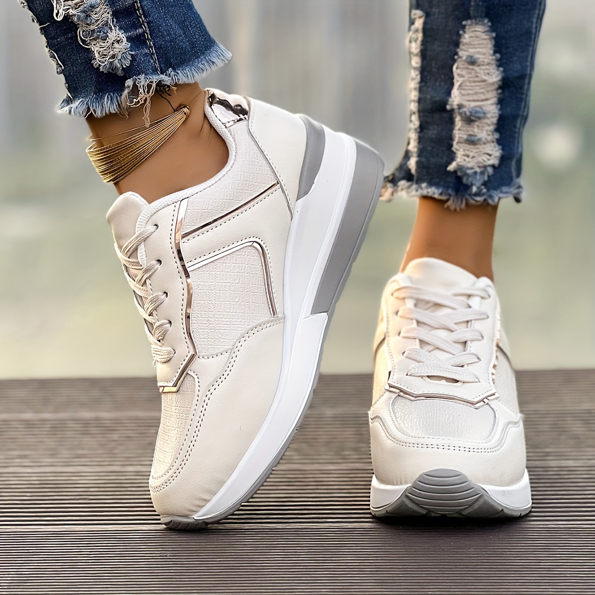 Women Sports Shoes Athleisure Style Running Shoes Fashion Thick Sole Plus Size 36-43 Free shipping