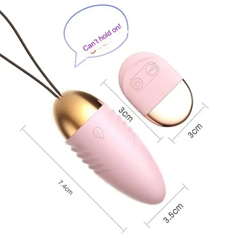 Wireless Remote Control Egg Jumping Female Masturbation Device 10 Frequency Vibration Invisible Wearable Adult Anal puls Sex Toy 240904
