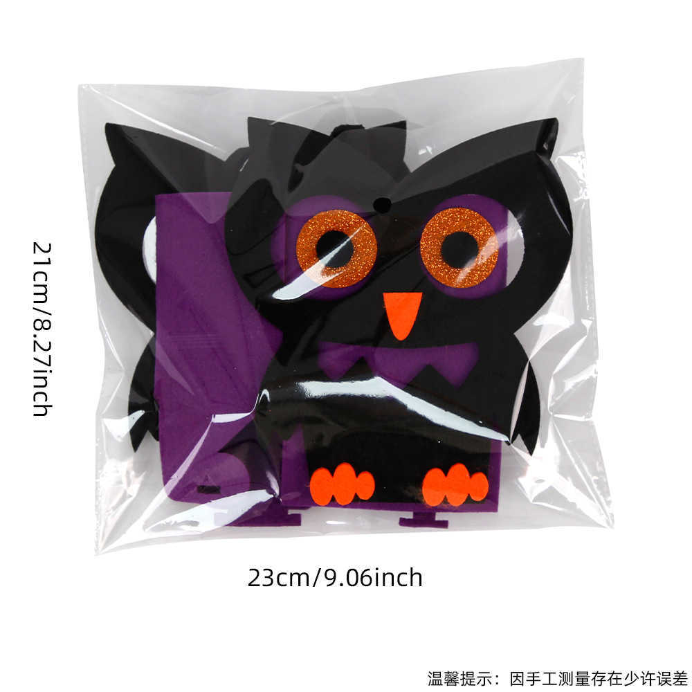 CMM Halloween Decoration Candy Bag Ghost Festival Atmosphere Decoration Props Non Woven 3d Handbag Party Supplies